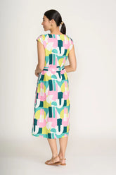 FOIL YOU LITTLE ZIPPER DRESS - SPECTRUM - Style cfo8292